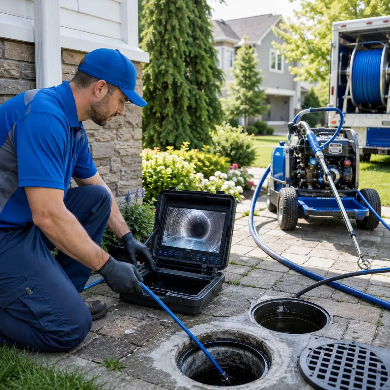 Outdoor drain cleaning professionals serving Hallett, OK