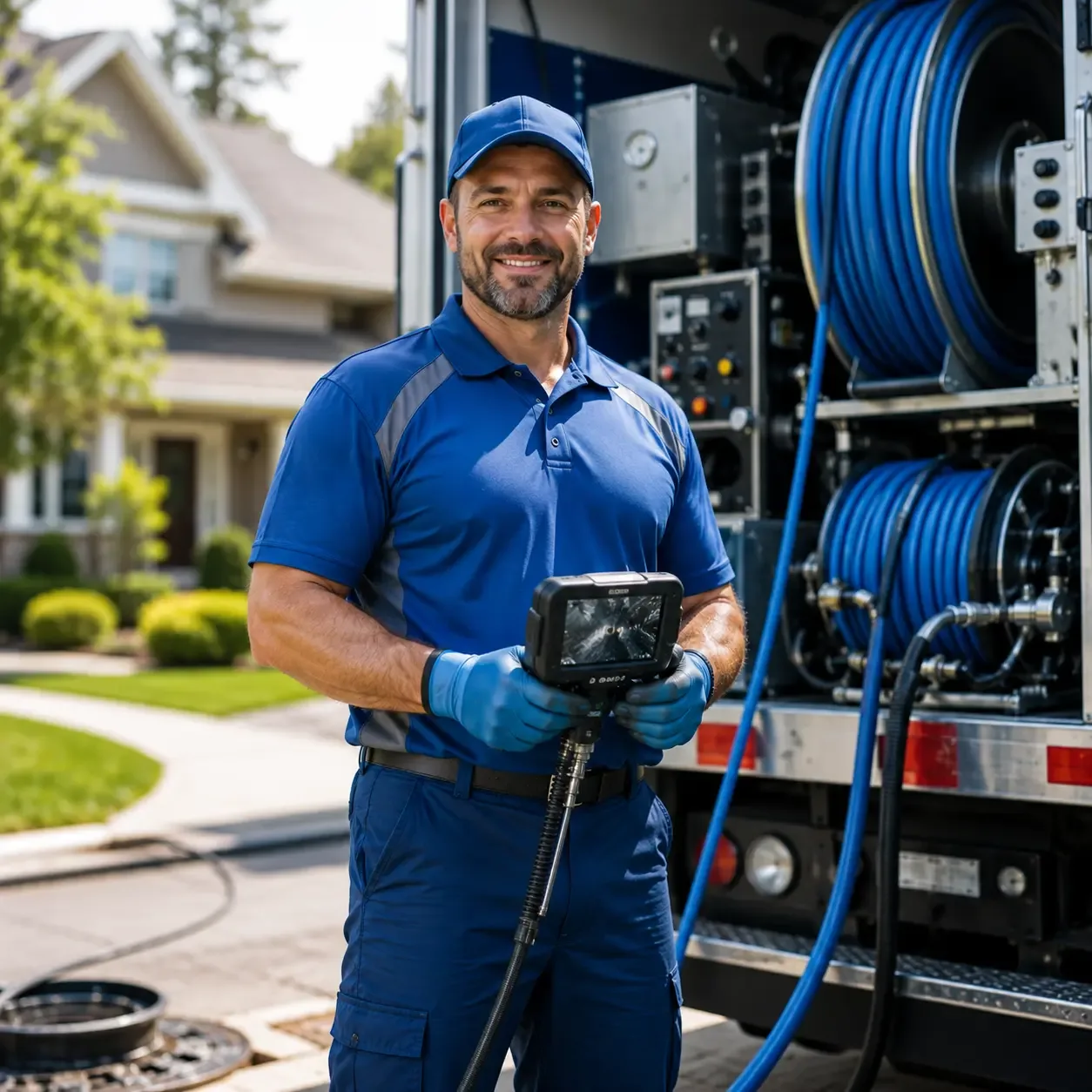 Local outdoor drain cleaning specialists in Hallett, OK